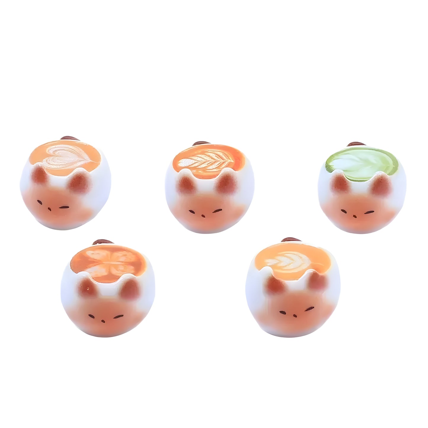 5 Latte Kitten Mugs