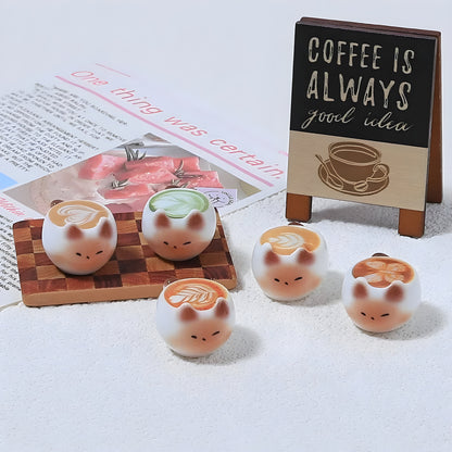 5 Latte Kitten Mugs