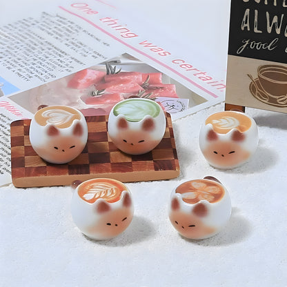 5 Latte Kitten Mugs